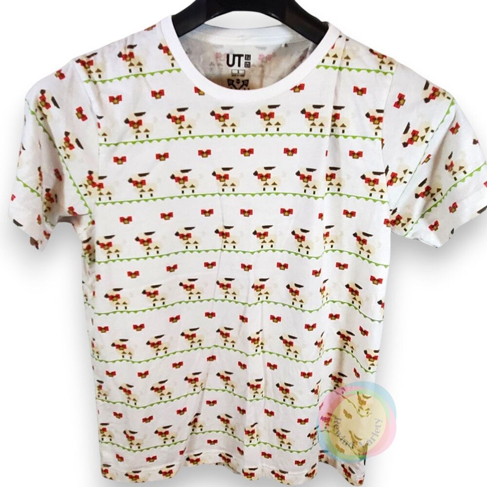 Uniqlo UT Monster Hunter X Palico Allover Print Graphic T-Shirt Small